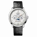 Girard Perregaux 1966 Silver Dial Moon Phase 18K White Gold Automatic Men's Watch 90535-53-131-BK6A