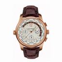 Girard Perregaux Worldwide Time Control 18kt Rose Gold Brown Crocodile Men's Watch 49800-0-52-1041D