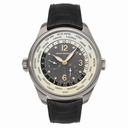 Girard Perregaux Worldwide Time Control 18kt White Gold Black Crocodile Men's Watch 49850-53-251-BA6D