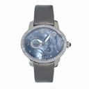 Girard Perregaux Cats Eye Diamond 18kt White Gold Grey Satin Ladies Watch 80480-D53-A261-KK2