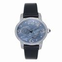Girard Perregaux Cats Eye Diamond 18kt White Gold Black Satin Ladies Watch 80480-D53-P661-JK6