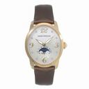 Girard Perregaux Cats Eye Diamond 18kt Yellow Gold Brown Satin Ladies Watch 80490-51-761-JKBD