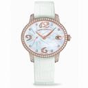 Girard Perregaux Cats Eye Mother of Pearl 18kt Pink Gold Diamond Leather Ladies Watch 80484D52P762-BK7A