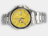 Girard Perregaux Classique Elegance 24990 Midsize 43mm Silver Stainless Steel Strap Watch