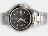 Girard Perregaux Classique Elegance 24990 Quartz Chronograph Stainless Steel Bezel Midsize Watch