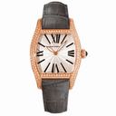 Girard Perregaux Richeville Silver Dial 18K Pink Gold Diamond Ladies Watch 02656D0Q52-143