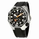 Girard Perregaux Sea Hawk Black Dial Black Rubber Automatic Men's Watch 49960-19-631-FK6A