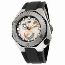 Girard Perregaux Sea Hawk Silver Dial Black Rubber Automatic Men's Watch 49960-11-131-FK6A
