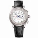 Girard Perregaux Sport Classique Foudroyante White Dial Black Leather Automatic Men's Watch 90240-11-811-BA6A