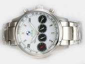 Girard Perregaux Sport Classique Laureato 80185 43mm Stainless Steel Case White Dial Watch