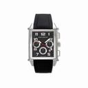 Girard Perregaux Vintage 1945  Chronograph Automatic Black Dia Black Rubber Men's Watch 25840-11-611-FK6A