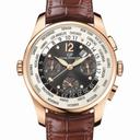 Girard Perregaux WW.TC Financial Grey Dial 18kt Pink Gold Leather Men's Watch 49815-52-251-BACA