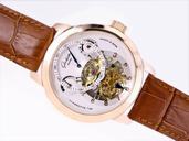 Glashutte Pano Edition Panomaticchrono XL 95-01-31-24-05 Brown Cow Leather Strap Midsize Round Watch
