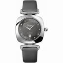 Glashutte Pavonina Gray Dial Satin Diamond Ladies Watch 1-03-01-06-12-02