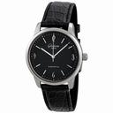 Glashutte Senator Black Dial Black Leather Automatic Men's Watch  39-52-04-02-04