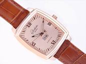 Glashutte Senator Karree Panorama Date 22-02-52-51-05 38x52mm Midsize Rose Gold Case Watch