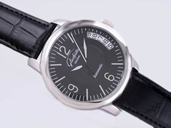 Glashutte Senator Sixties 39-52-04-02-04 44mm Black Dial Automatic Watch