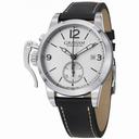Graham Chronofighter 1695 Automatic Chronograph Silver Dial Black Leather Men's Watch 2CXASS02A
