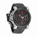 Graham Chronofighter Black Dial Stainless Steel Black Rubber Men's Watch 2OVBVB42A
