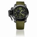 Graham Chronofighter Oversize Automatic Chronograph Black Dial Green Techno Fabric Men's Watch 2CCAUG01A