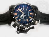 Graham Chronofighter Oversize Diver Deep Seal 2OVDIVAZ.B02A.K10B Round PVD Case Blue Dial Watch