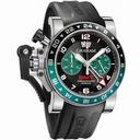 Graham Chronofighter Oversize GMT Black Dial Black Rubber Men's Watch 2OVGSB12AK10B