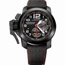 Graham Chronofighter Oversize Superlight Isle of Man Chronograph Black Dial Black Techno Fabric Men's Watch 2CCBKB07AT19N