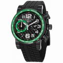 Graham Silverstone Stowe Automatic Chronograph Black Carbon Fiber Dial Black Rubber Men's Watch 2SAABB02A