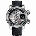 Graham Swordfish Grillo Silver Dial Black Rubber Men's Watch 2SWASGMT.S01A.K06B