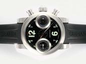 Graham Swordfish Silver Knight 2SWAS.B06A.K06B Black Rubber Strap 46mm Midsize Watch