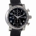 Graham Vintage Silverstone Black Dial Black Rubber Men's Watch 2BLES.B35A.A23F