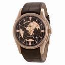 Hamilton Aquariva GMT Brown Dial Brown Leather Men's Watch H34645591