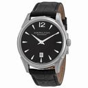 Hamilton Jazzmaster Black Dial Black Leather Strap Men's Watch H38615735