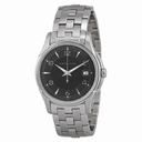 Hamilton Jazzmaster Quartz Black Dial Metal Bracelet Men's Watch H32411135