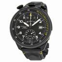 Hamilton Khaki Aviation Takeoff Automatic Chronograph Black Dial Black Leather Men's Watch H76786733