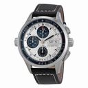 Hamilton Khaki Aviation X-Patrol Chronograph Silver Dial Black Leather Men's Watch H76566751