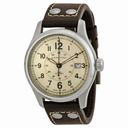 Hamilton Khaki Field Automatic Old Paper Dial Brown Leather Men's Watch H70595523