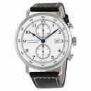 Hamilton Khaki Navy Pioneer  Chronograph Automatic Silver Dial Brown Leather Men's Watch H77706553