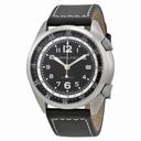 Hamilton Khaki Pilot Pioneer Automatic Black Dial Black Leather Men's Watch H76455933
