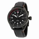 Hamilton Khaki Takeoff Air Zermatt Automatic Black Dial Black Leather Men's Watch H76695733