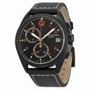 Hamilton Pilot Pioneer Chronograph Black Dial Black Leather Men's Watch H76582733