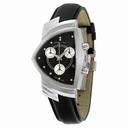 Hamilton Ventura Chrono Black Dial  Black Strap Men's Watch H24412732