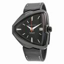 Hamilton Ventura Elvis80 Automatic Black Dial Black Leather Men's Watch H24585731