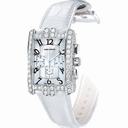 Harry Winston Avenue C Chrono Mother of Pearl Dial 18kt White Gold Diamond Alligator Leather Men's Watch AVCACH32WW006