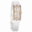 Harry Winston Avenue C Mini Silver Dial 18kt Rose Gold Diamond White Stain Ladies Watch AVCQHM16RR001