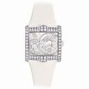 Harry Winston Avnue C Squared A2 Mother of Pearl Dial 18kt White Gold Diamond Satin Ladies Watch AVSQTZ38WW009