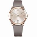 Harry Winston Midnight Champagne Sunray Diamond Dial 18kt Rose Gold Satin Ladies Watch MIDQHM32RR001