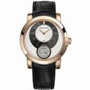 Harry Winston Midnight Silver Dial 18kt Rose Gold Automatic Men's Watch MIDABD42RR001