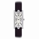 Harry Winston Mother Of Pearl Dial 18kt White Gold Diamond Black Satin Ladies Watch AVCQHM19WW018