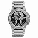 Harry Winston Ocean Bietrograde Black Dial 18kt White Gold Diamond Men's Watch OCEABI36WW022